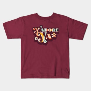 Y'Adore Ya - I Adore You (Urban Slang) Kids T-Shirt